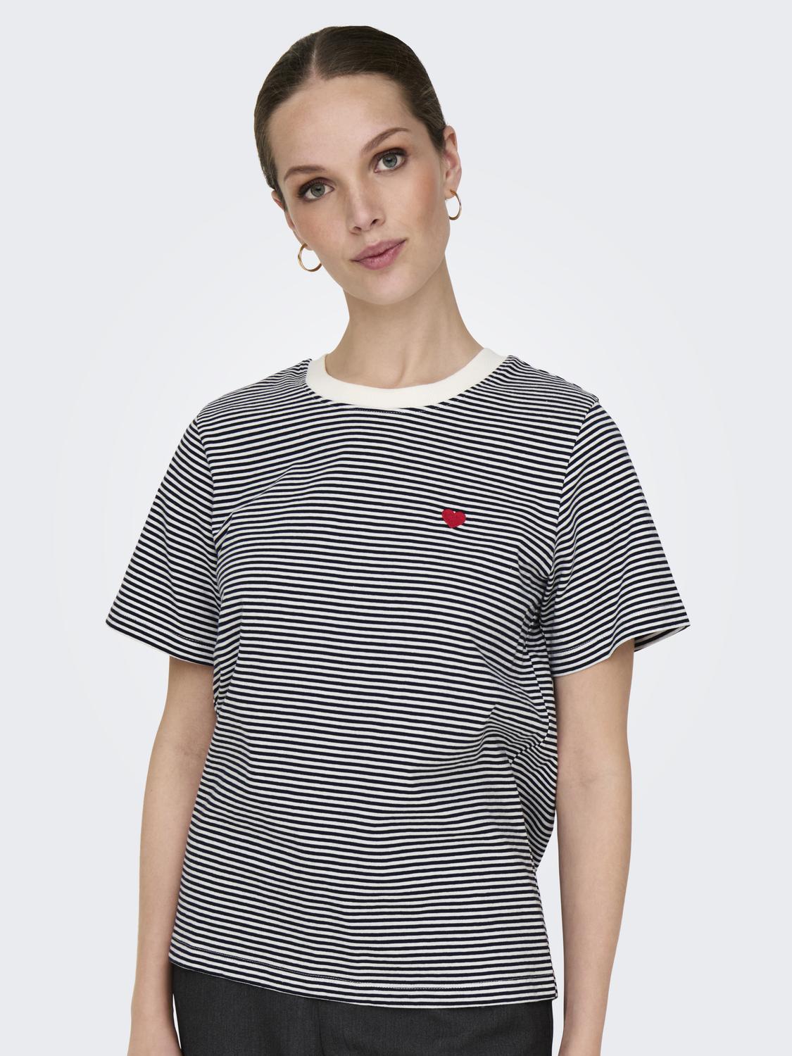 Jacqueline De Yong - Pisa - T-shirt - Blå