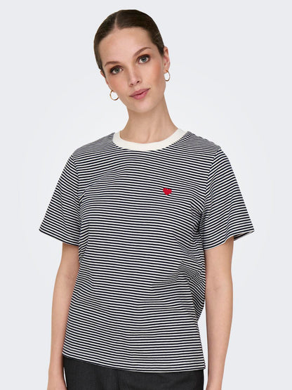 Jacqueline De Yong - Pisa - T-shirt - Blå