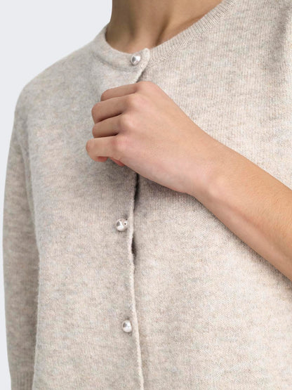 JDY - Rue Life - Cardigan - Chateau Gray