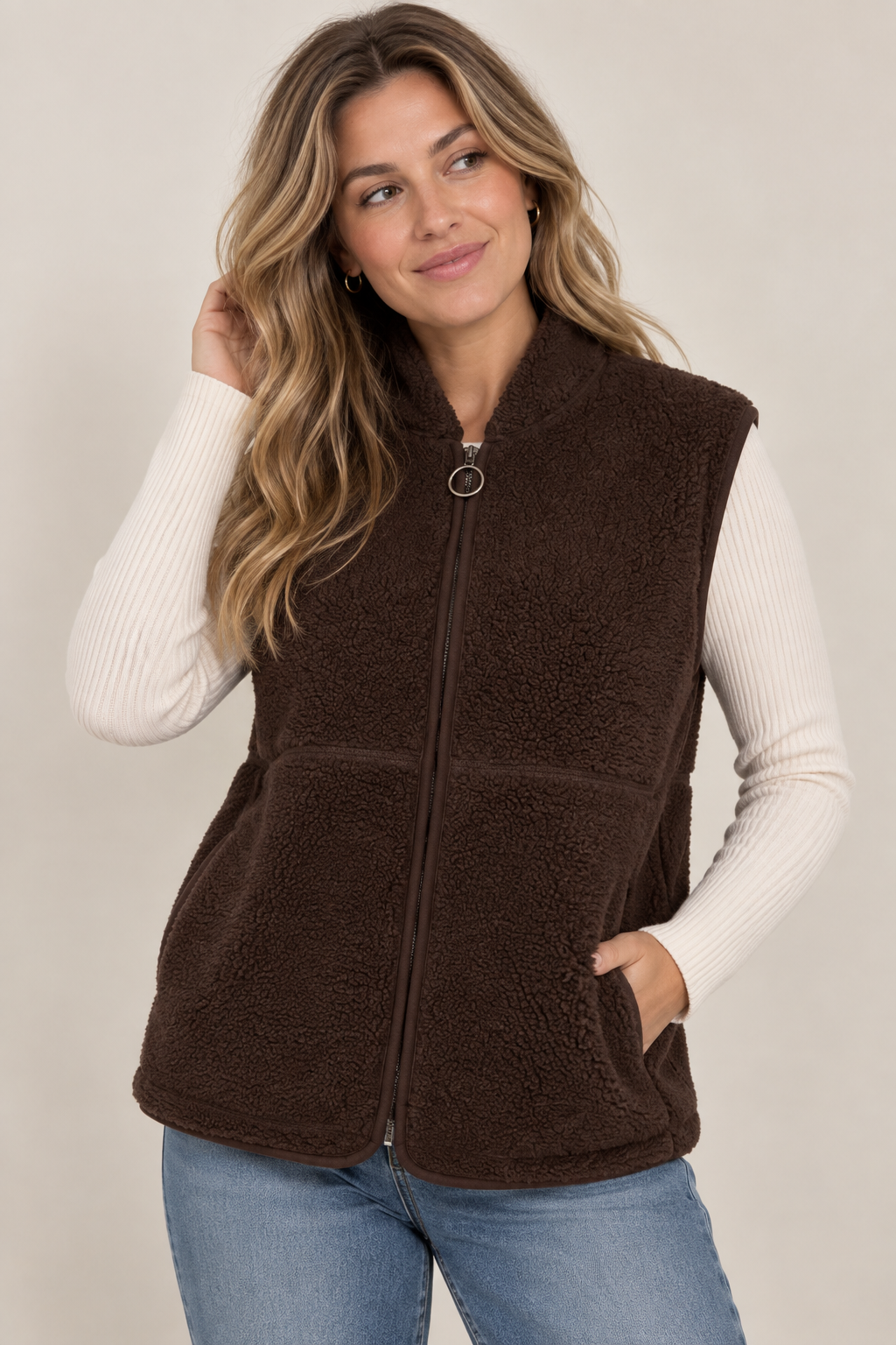 Soyaconcept - Onyx 3 - Vest Brun