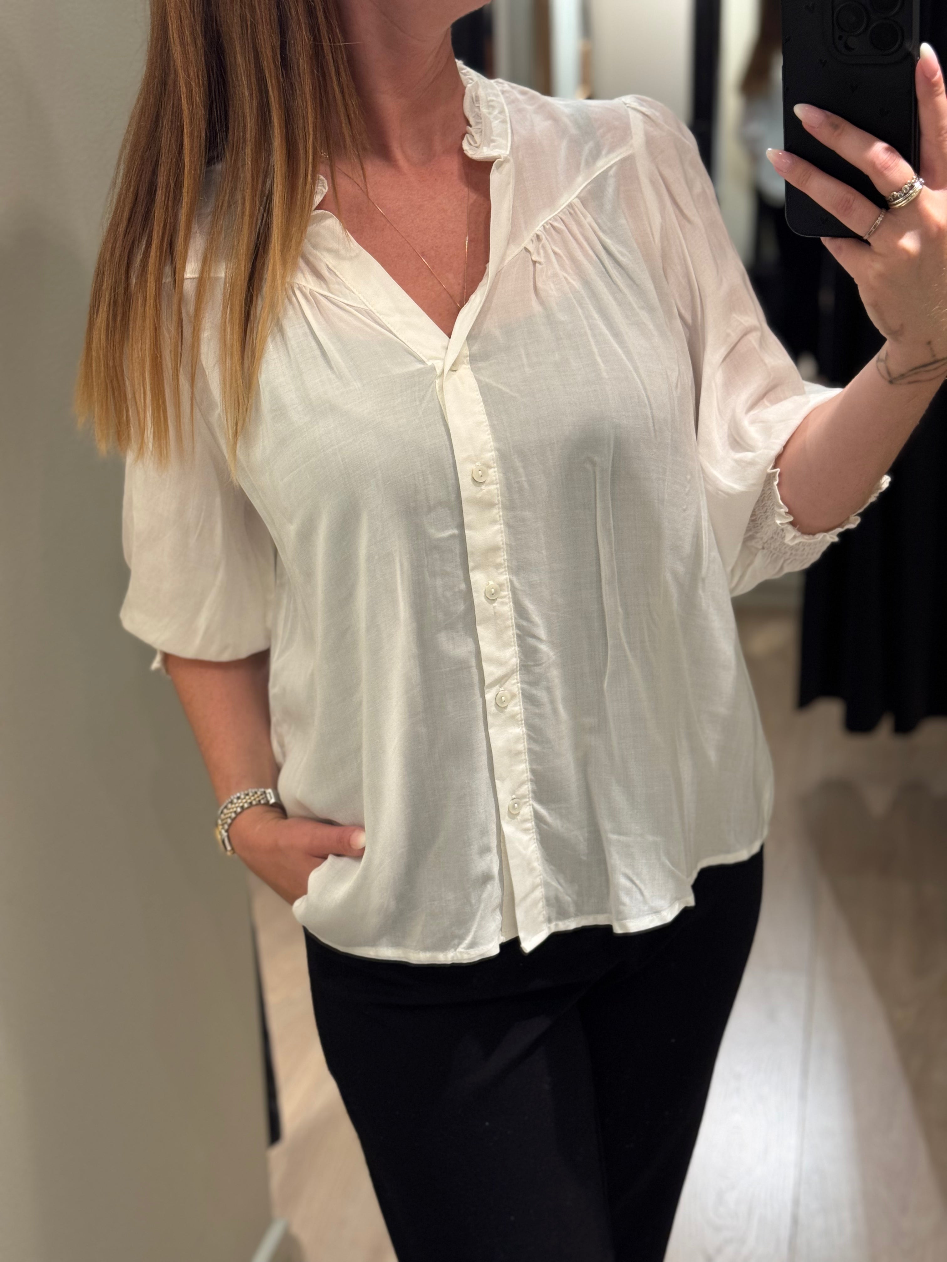 ONLY - Raya - Bluse Hvid