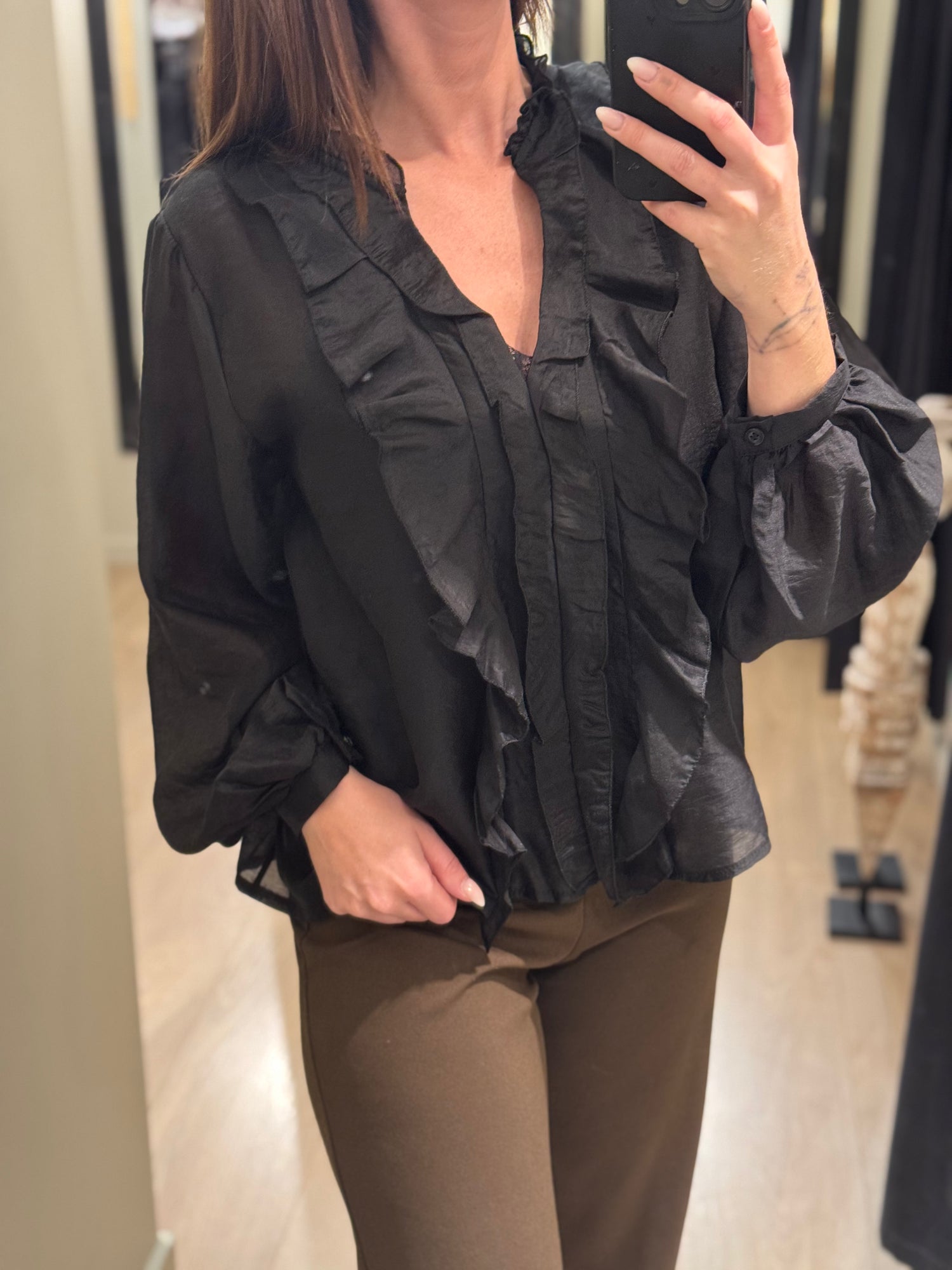 Marta - Skjorte - Sort