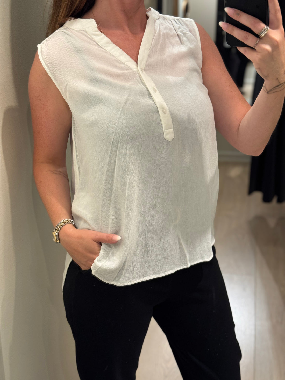 ONLY - Jette - Top Hvid