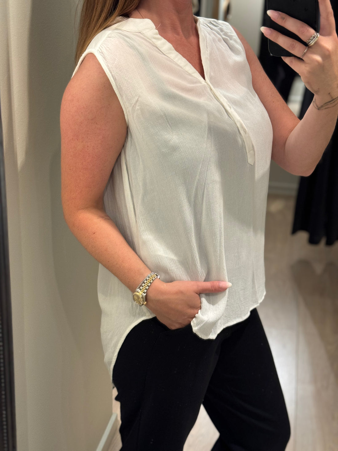 ONLY - Jette - Top Hvid
