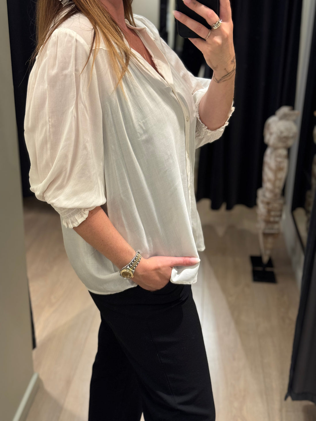 ONLY - Raya - Bluse Hvid