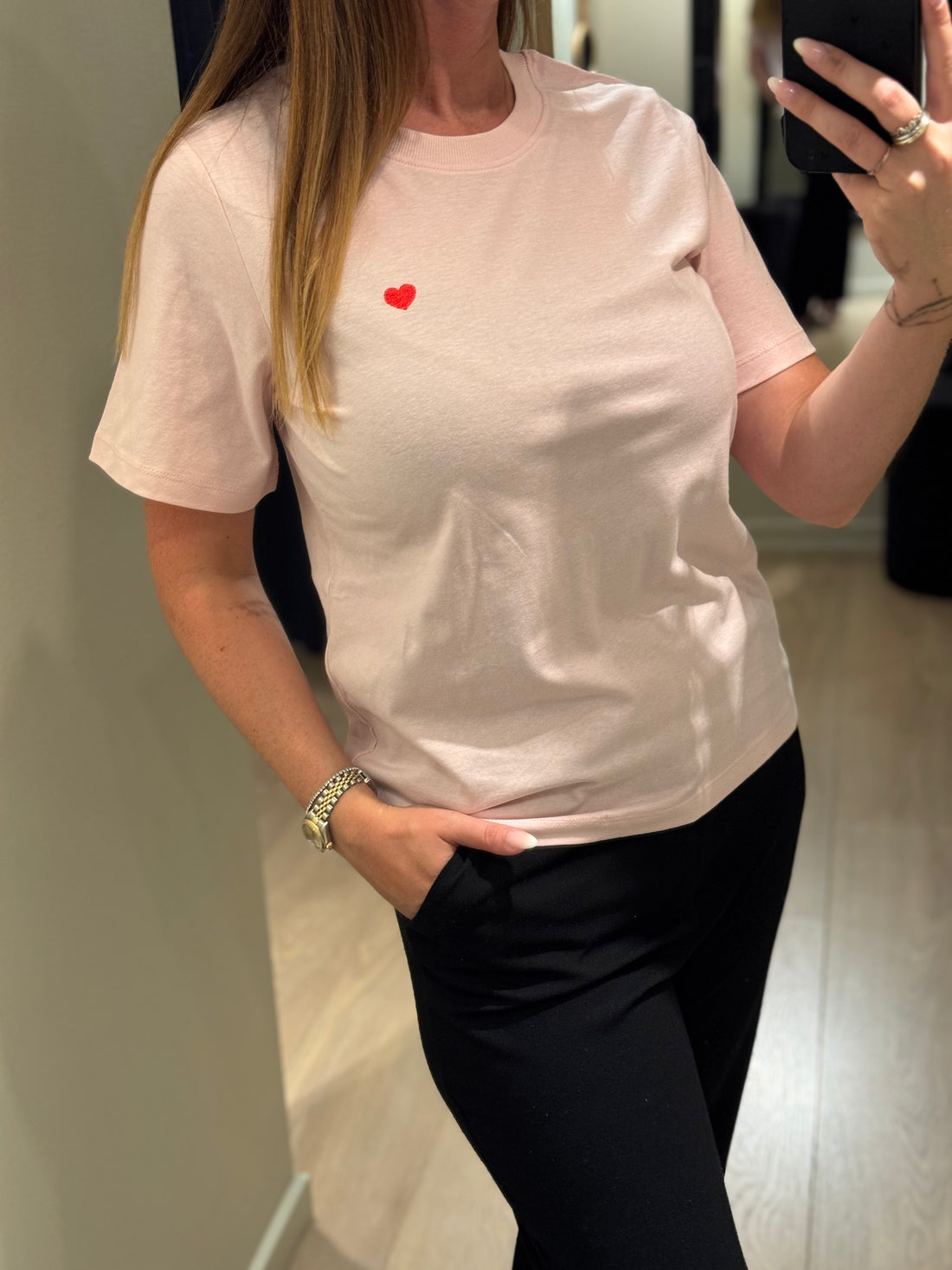 JDY - Pisa - T-shirt Lyserød