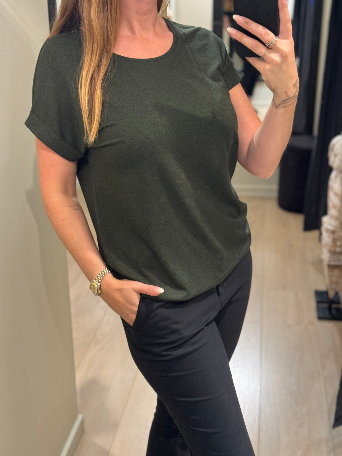 ONLY - Moster - T-shirt Grøn