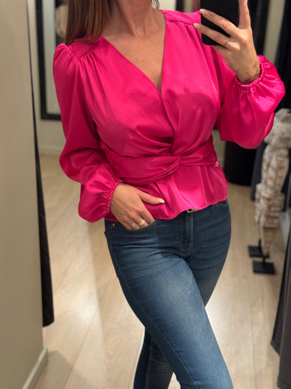 LIBERTÈ - Tiki Ls - Twist Bluse Pink