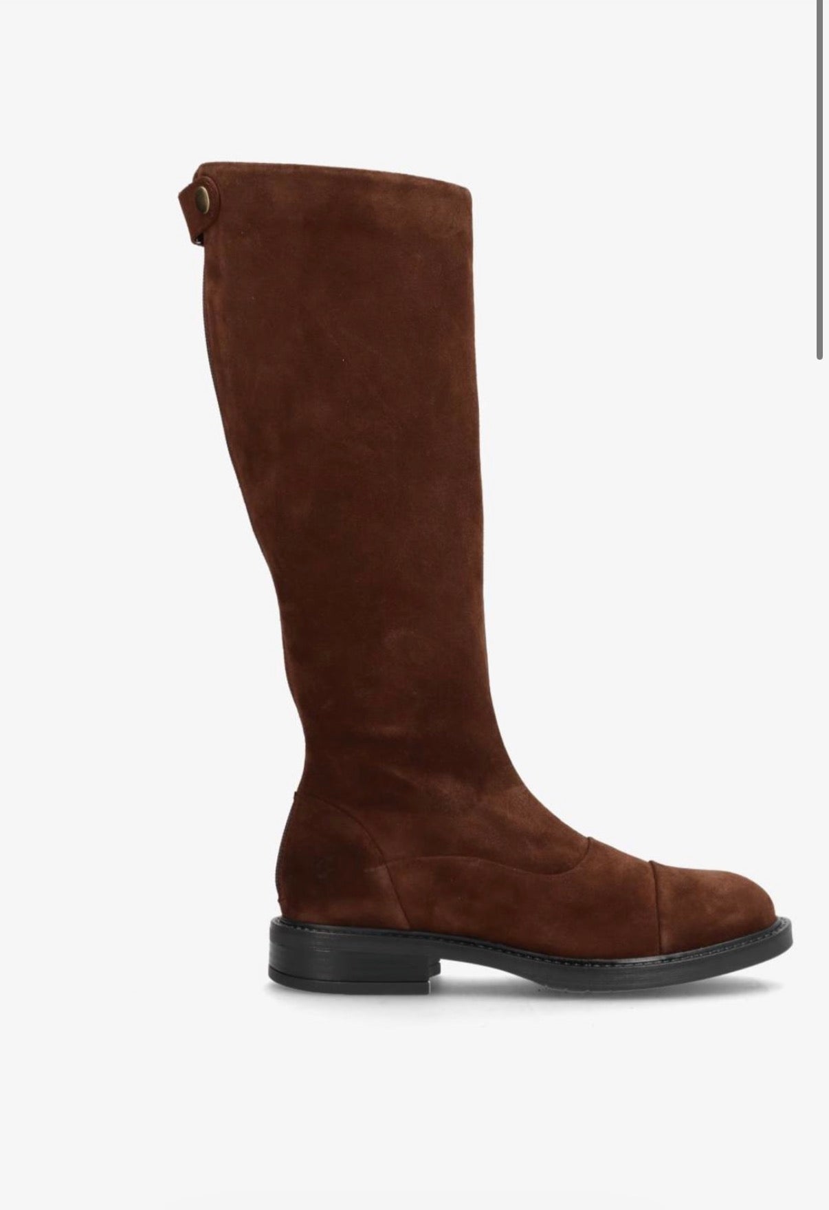 Shoedesign - DAHLIA - lang støvle brun ruskind