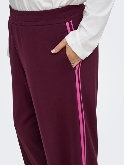Only Carmakoma - Cayla - Sweatpants Vinrød