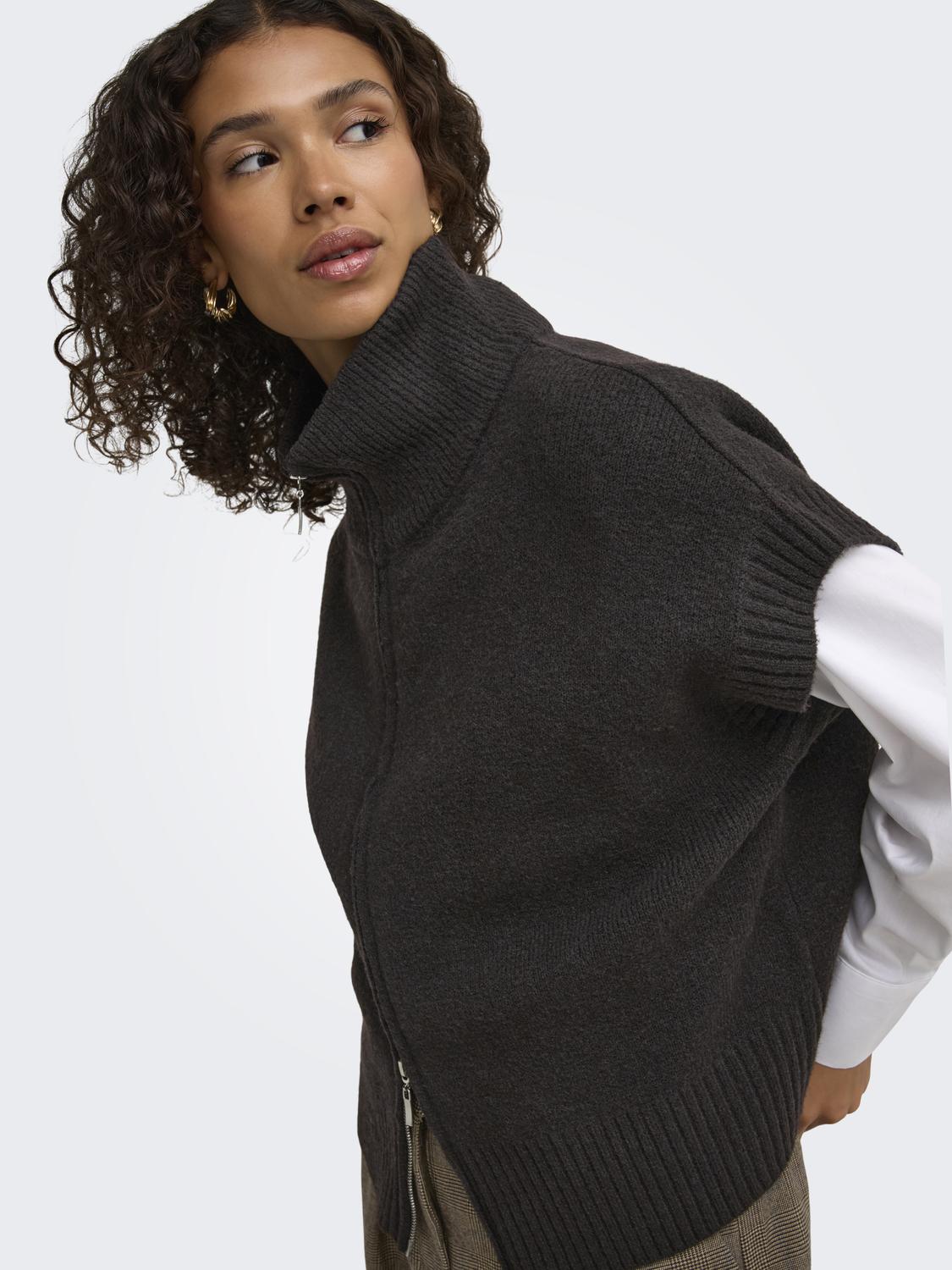 JDY - Lea - Vest - Chocolade
