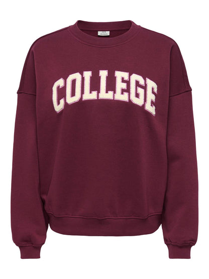 JDY - Mesa - Sweatshirt - Windsor Wine