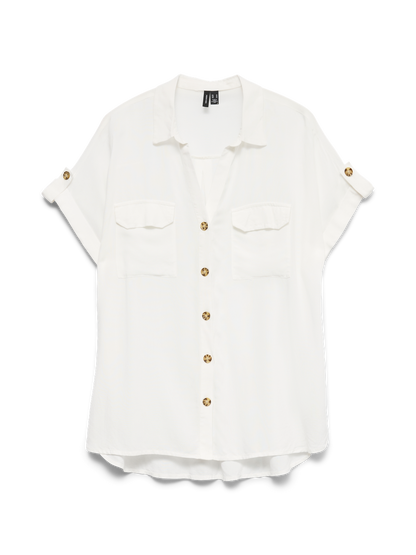 Vero Moda - Bumpy - Skjorte - Snow White