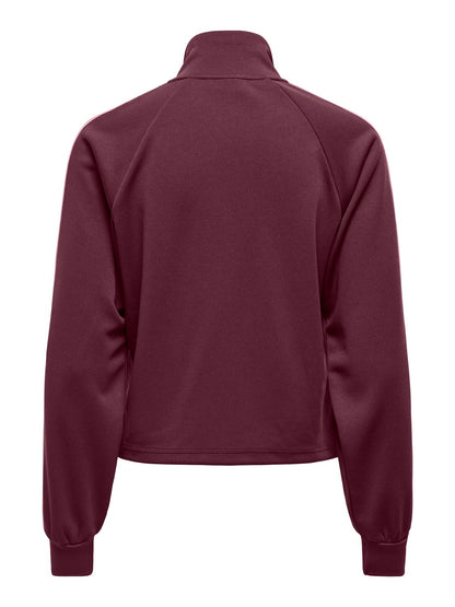 Only Carmakoma - Cayla - Sweatshirt Vinrød