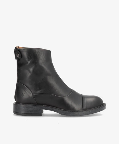 Shoedesign - DAHLIA - Dame Ankelstøvle - Sort læder