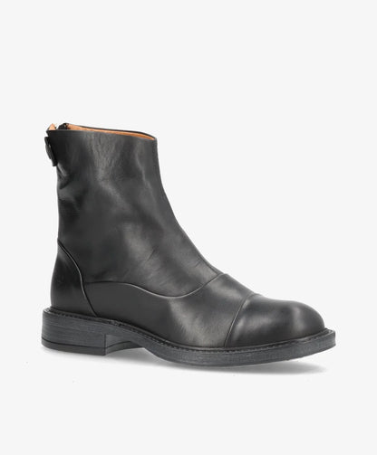 Shoedesign - DAHLIA - Dame Ankelstøvle - Sort læder