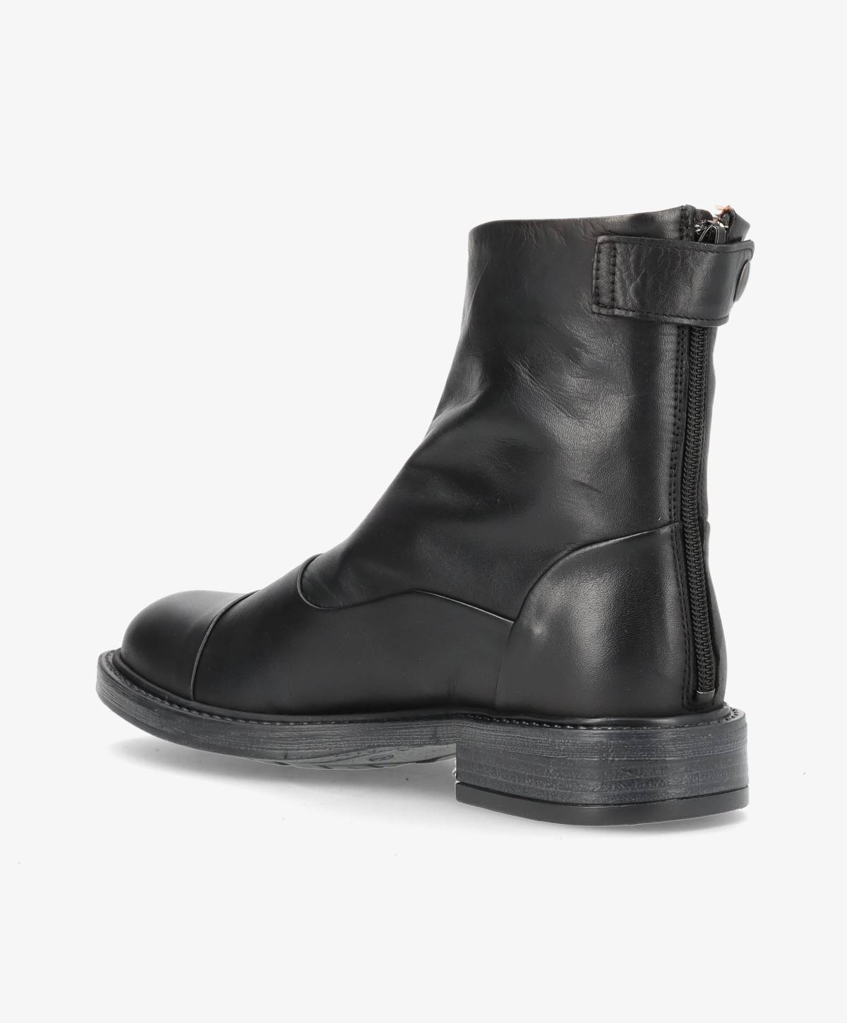 Shoedesign - DAHLIA - Dame Ankelstøvle - Sort læder