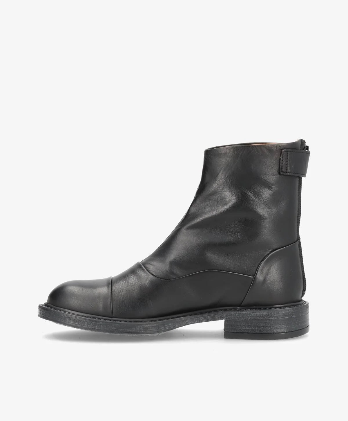 Shoedesign - DAHLIA - Dame Ankelstøvle - Sort læder