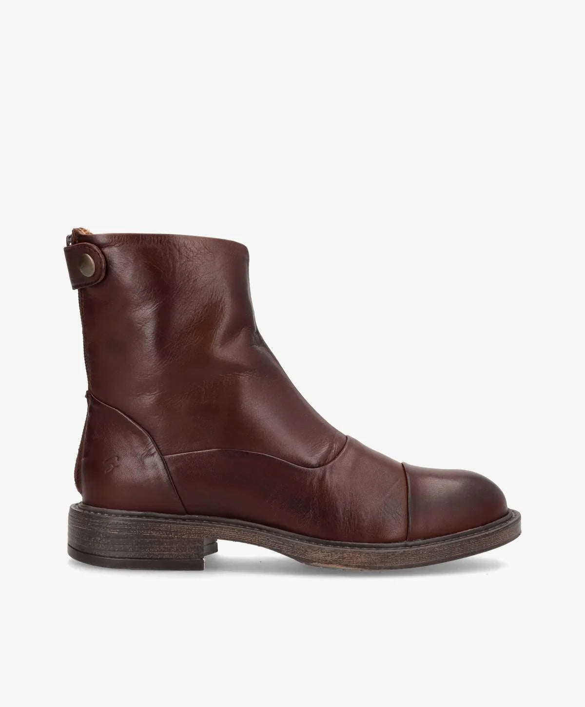 Shoedesign - DAHLIA - Ankelstøvle - Mørk brun læder