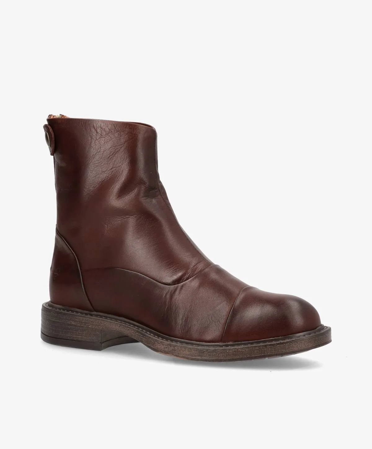 Shoedesign - DAHLIA - Ankelstøvle - Mørk brun læder