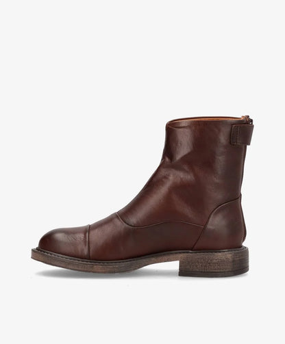 Shoedesign - DAHLIA - Ankelstøvle - Mørk brun læder