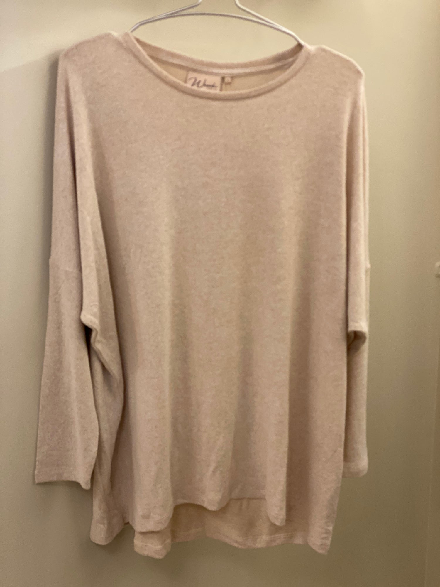 Wasabi - Simone 4 - Bluse Lys Beige Meleret