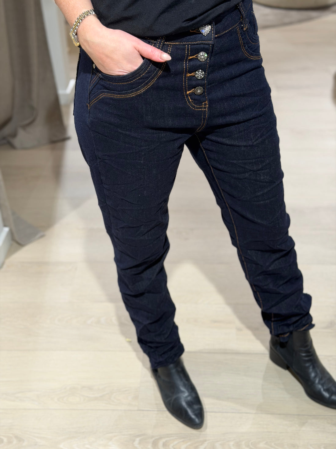 Karostar - Jeans - Mørk Denim