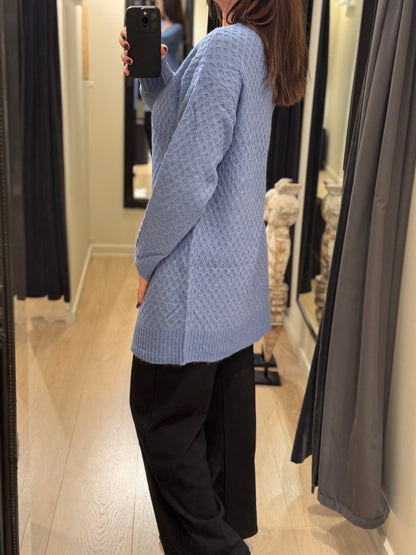 JDY - Bigum L/S - Cardigan Blå