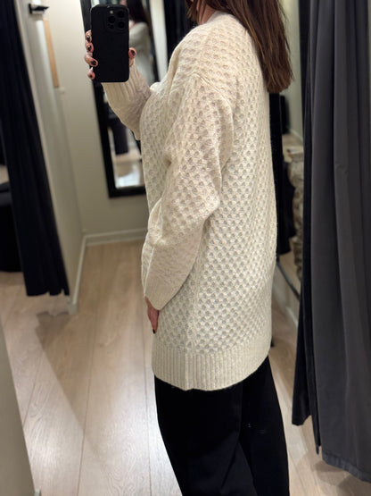 JDY - Bigum L/S - Cardigan Råhvid