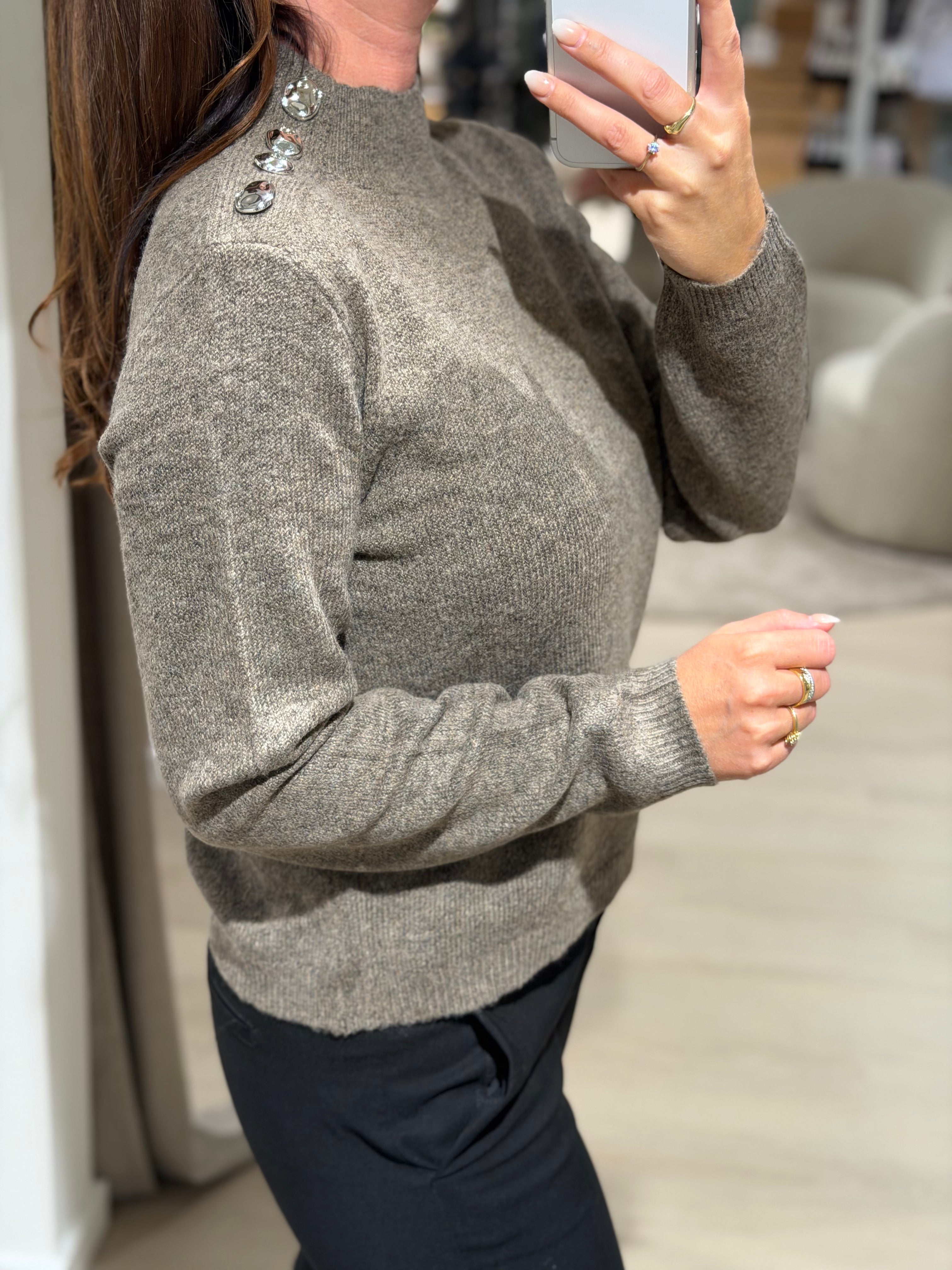 JDY - Super Life - Pullover - Walnut