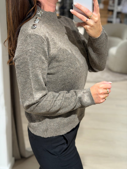 JDY - Super Life - Pullover - Walnut
