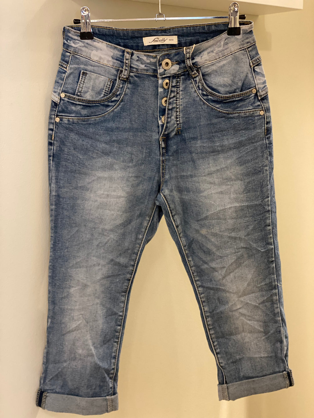 Jewelly - Buks 3/4 - Jeans Camou