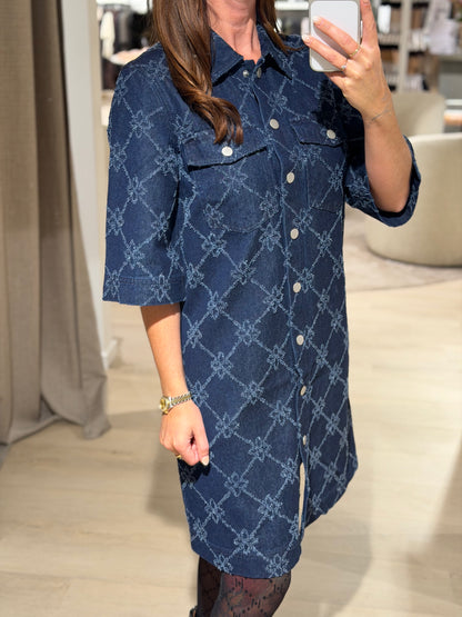 Only - Bella - Kjole - Mørkeblå Denim