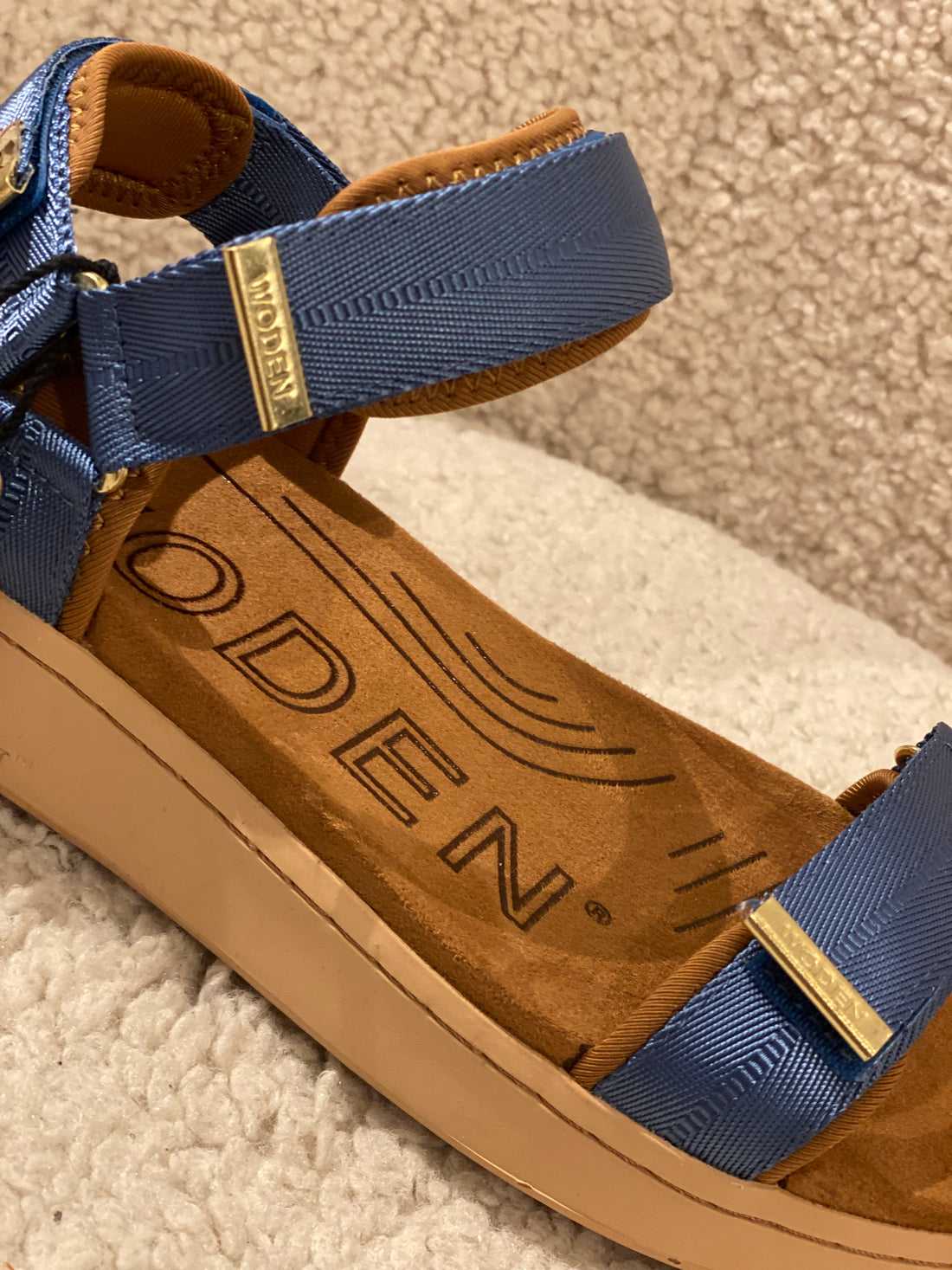 Woden - Line - Denim Blå