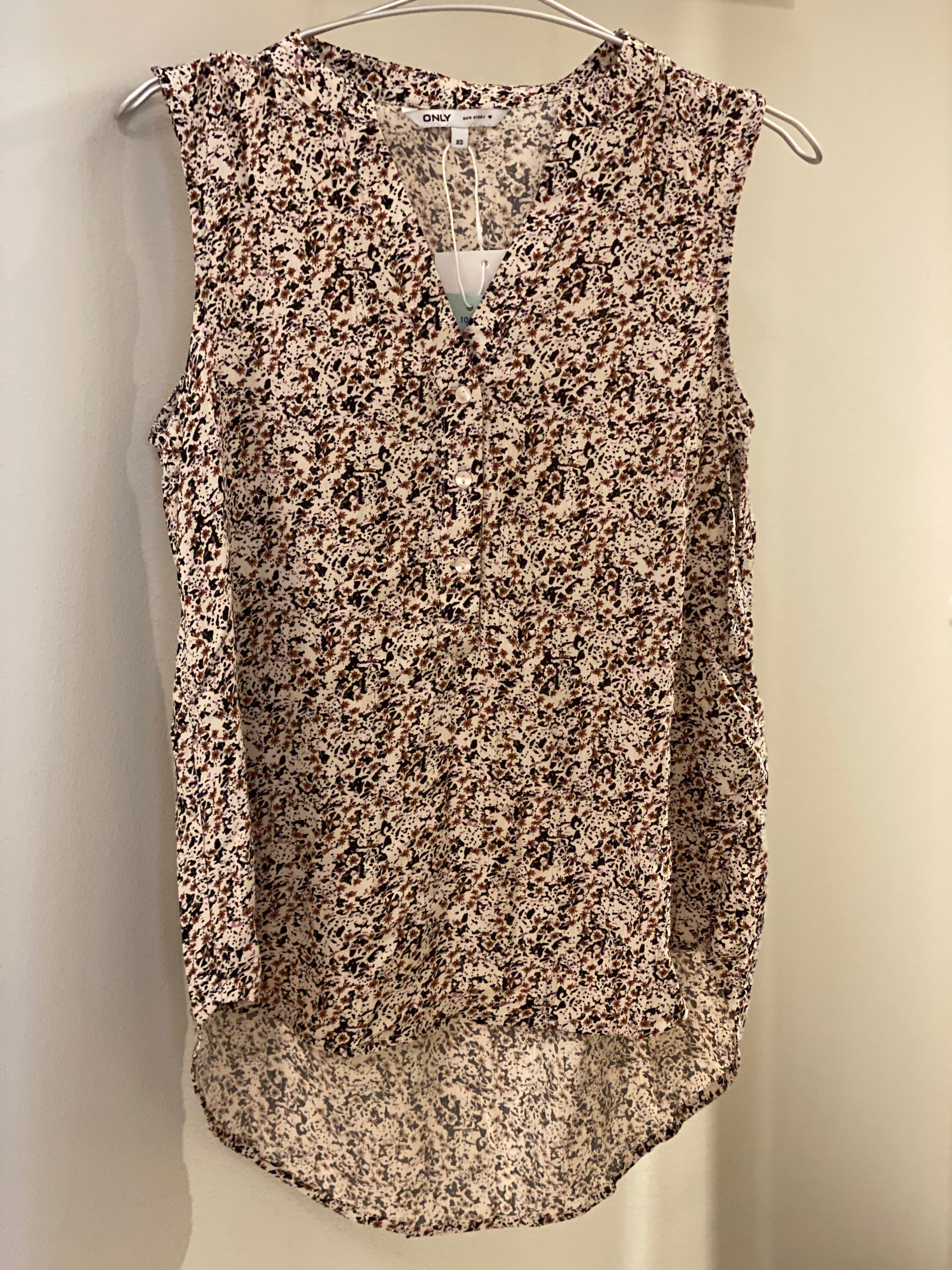 ONLY - Jette - Top Små Blomstret