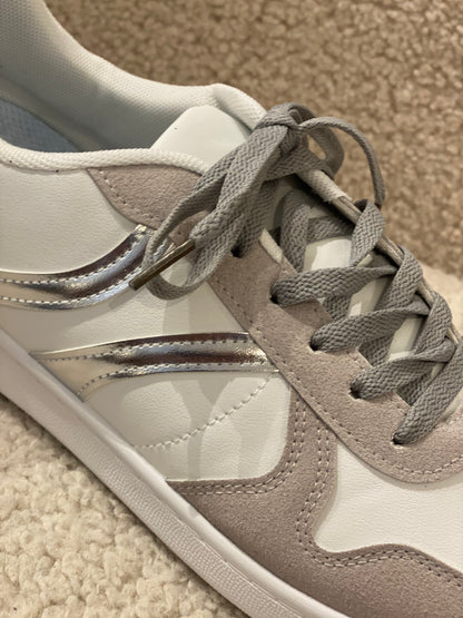 By Lagoni -  Ci Sneakers - Hvid M. Sølv