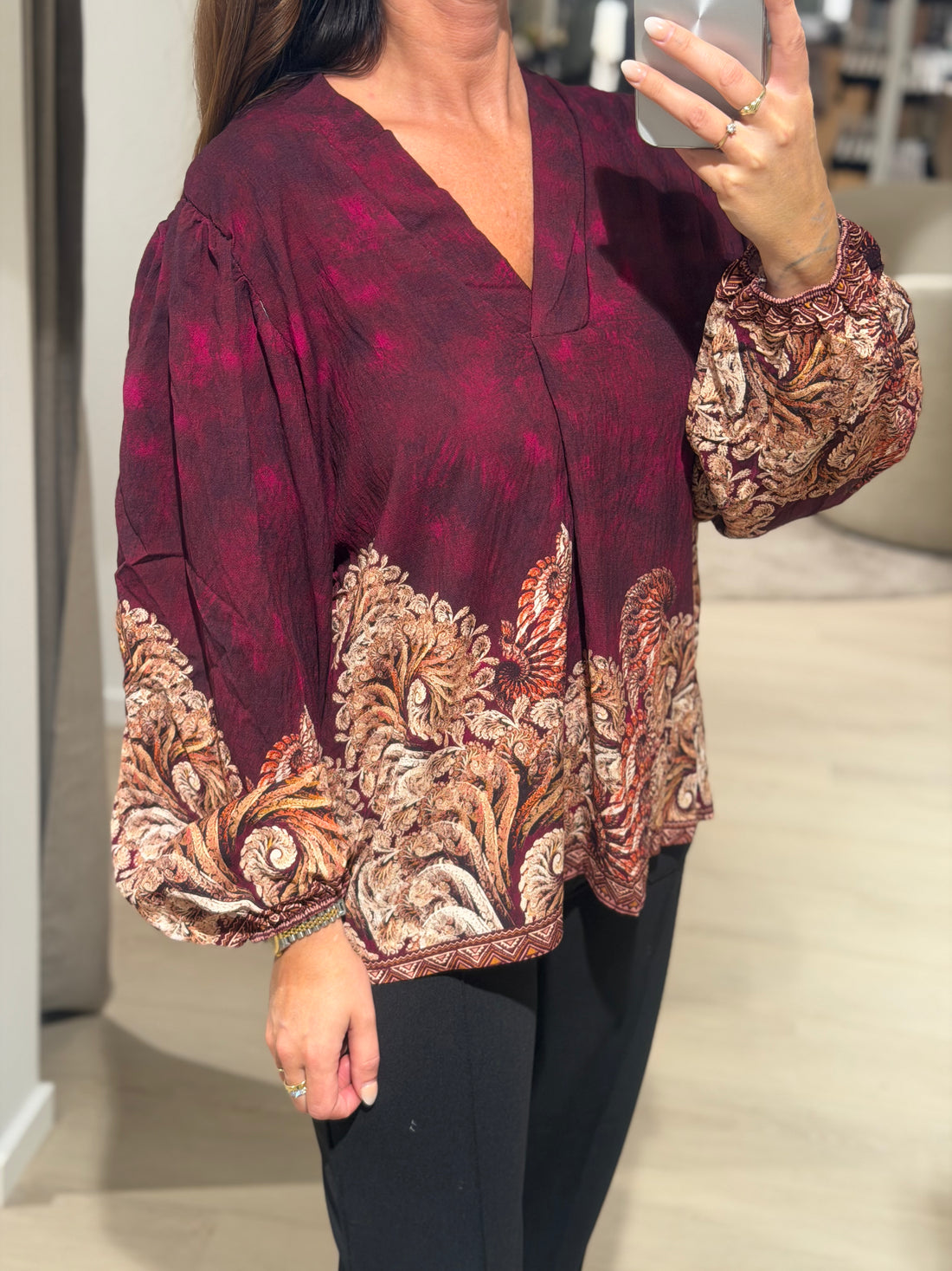 Marta Du Chateau  - Bluse - Bordeaux