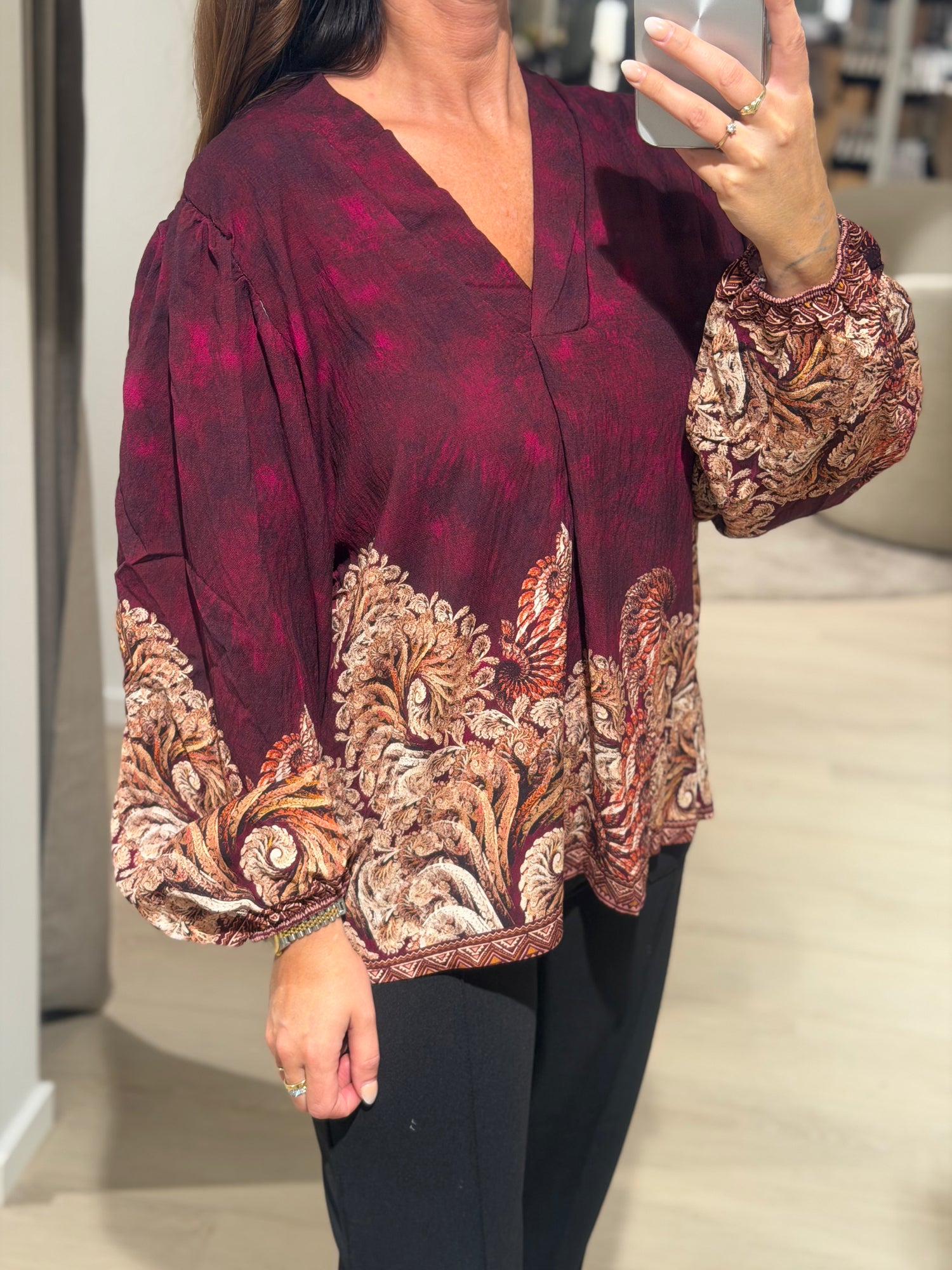 Marta Du Chateau  - Bluse - Bordeaux