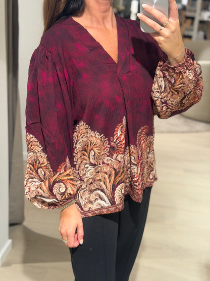 Marta Du Chateau  - Bluse - Bordeaux
