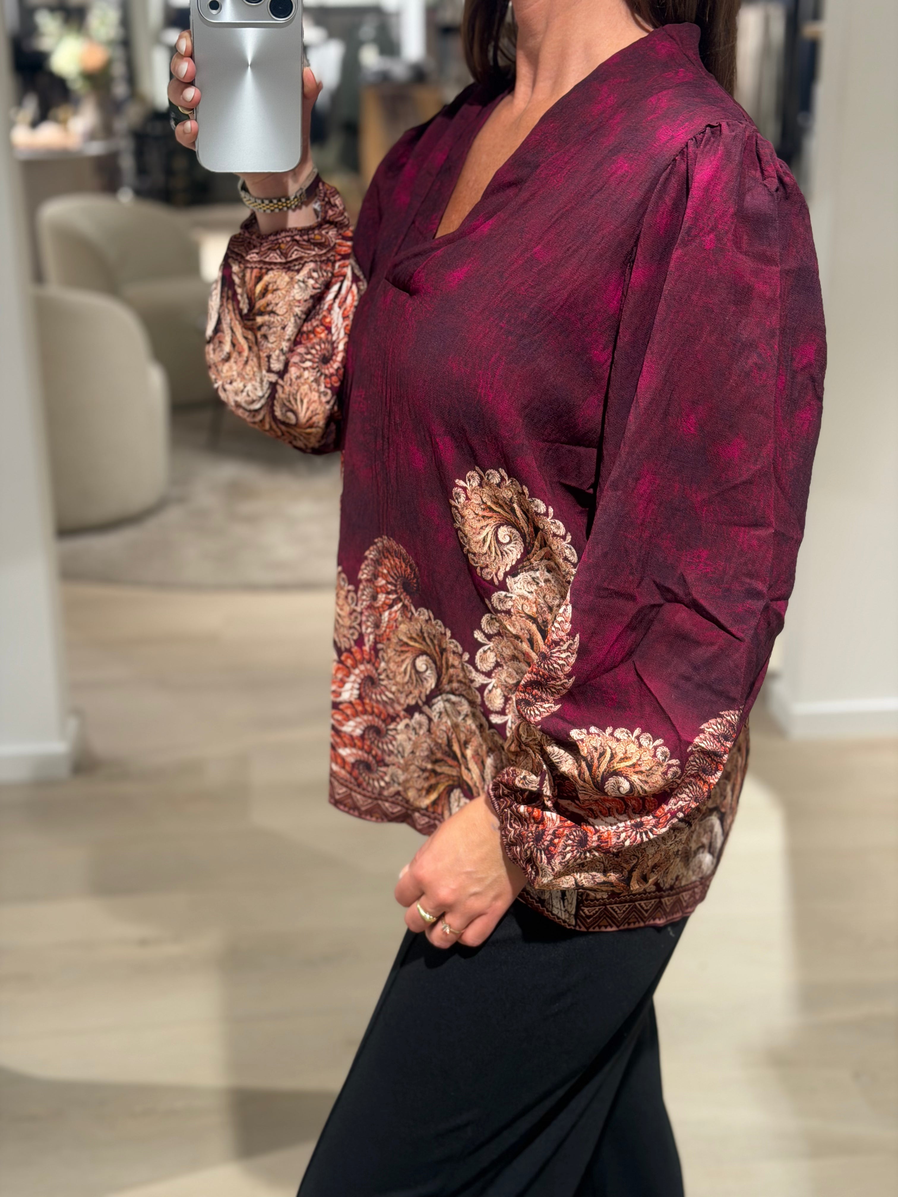 Marta Du Chateau  - Bluse - Bordeaux