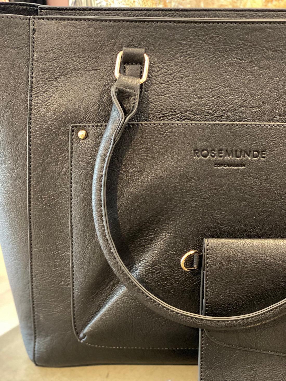 Rosemunde - Shopper - Sort Guld