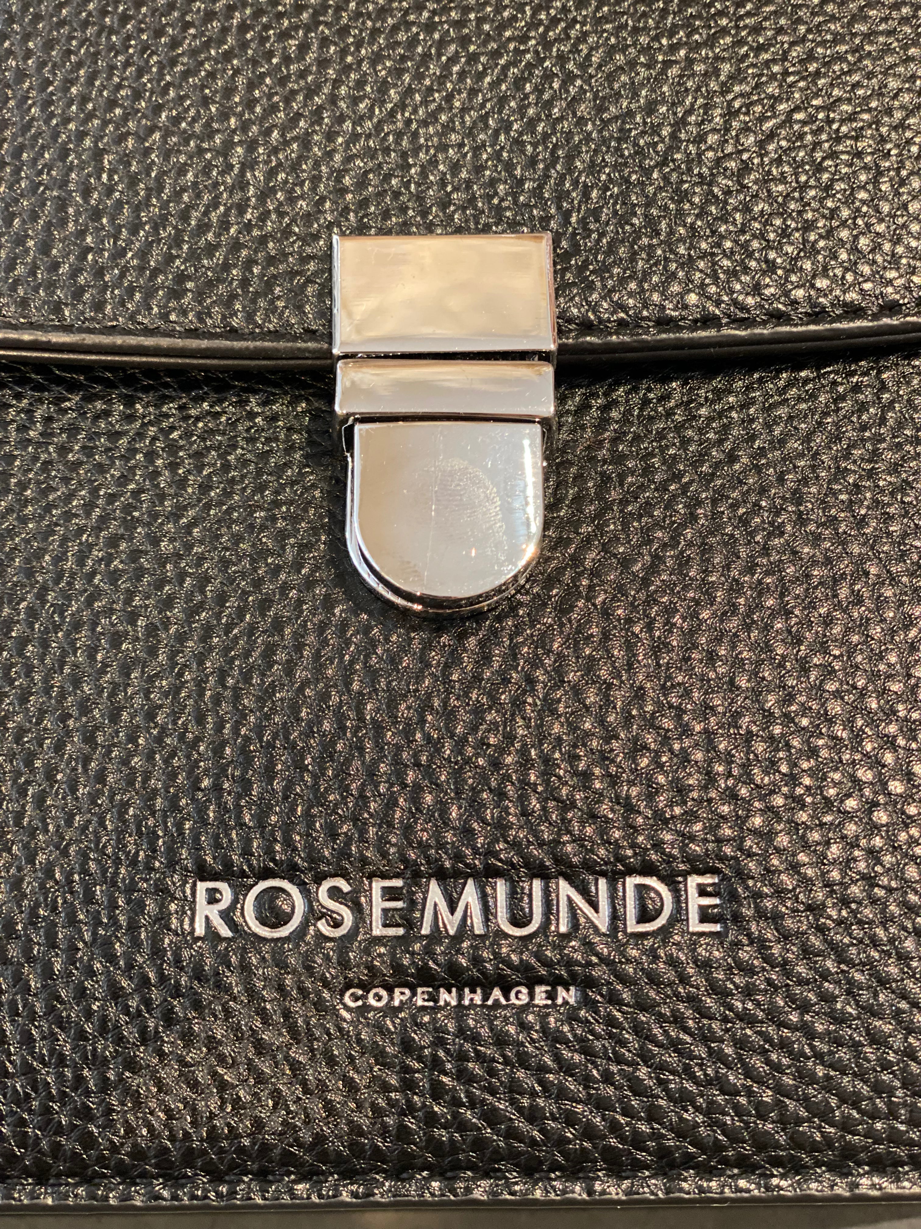 Rosemunde - Skulder Taske - Sort Sølv