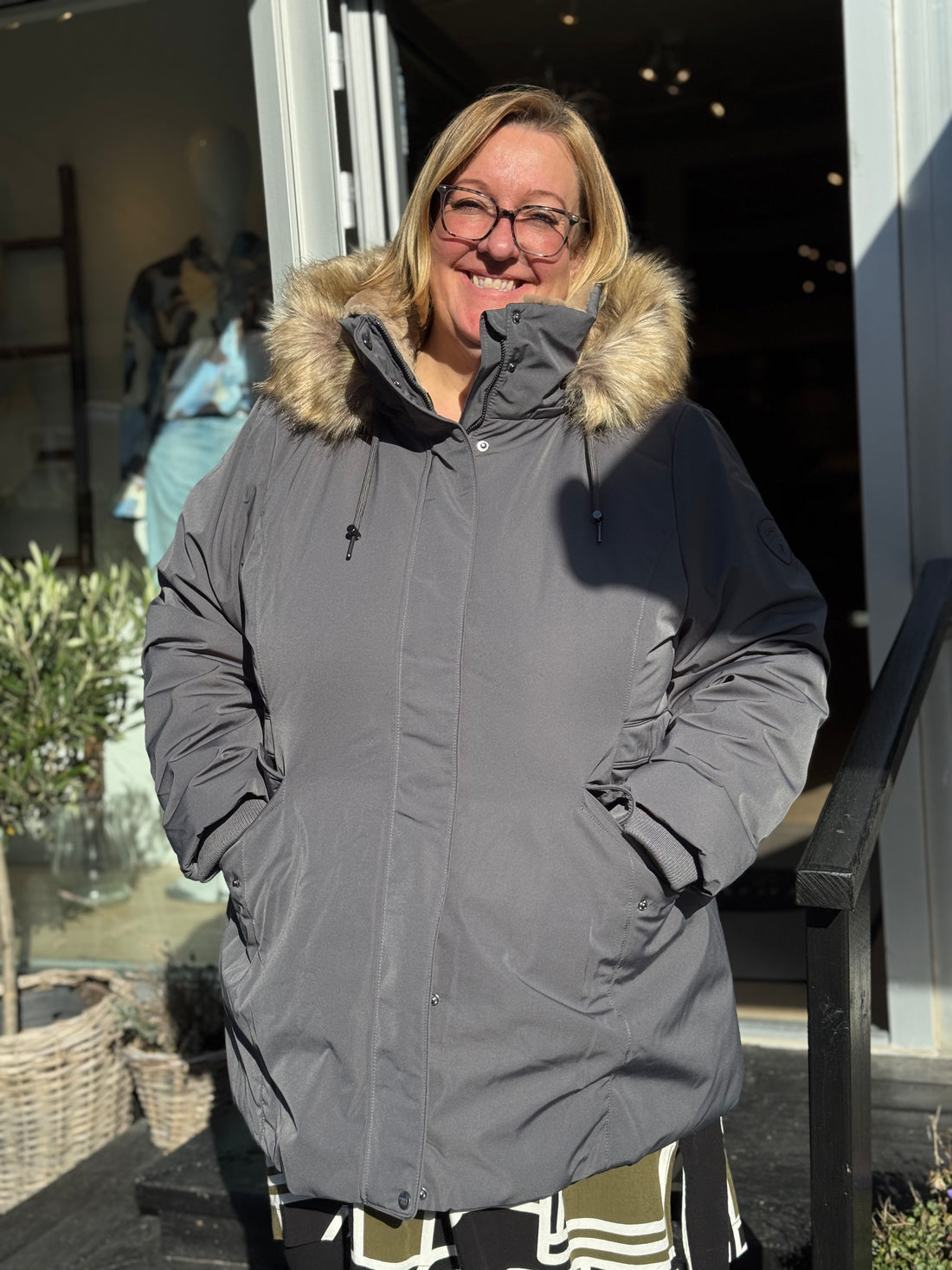 Only Carmakoma - Newpriska - Parka Jakke Grå