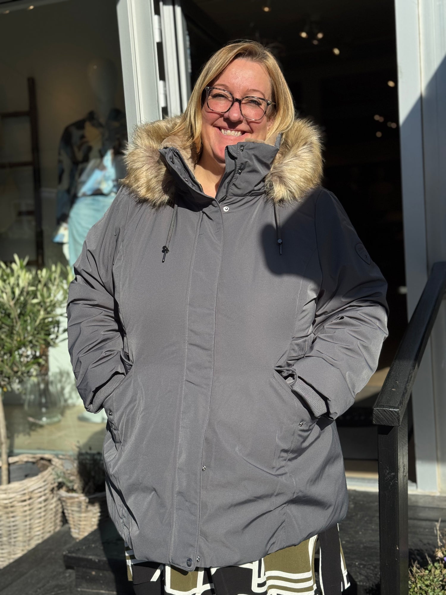 Only Carmakoma - Newpriska - Parka Jakke Grå