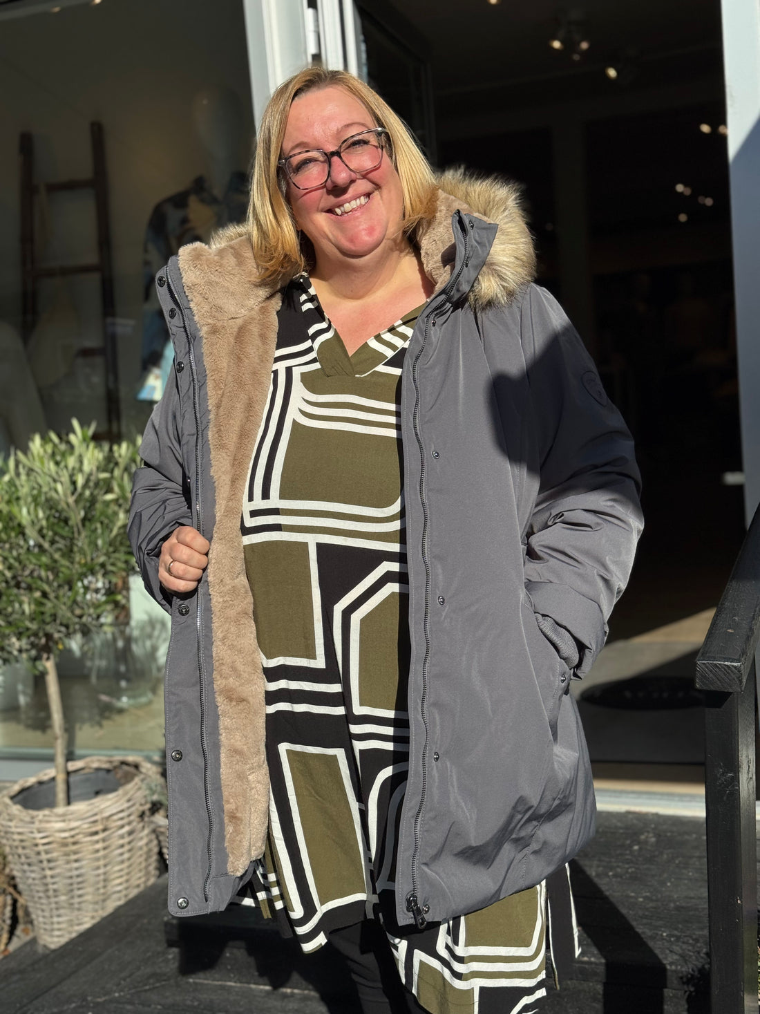 Only Carmakoma - Newpriska - Parka Jakke Grå