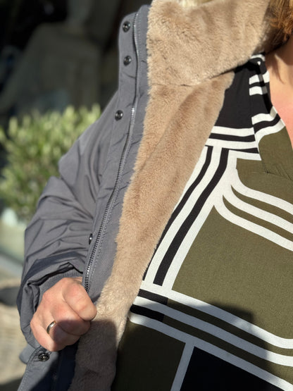 Only Carmakoma - Newpriska - Parka Jakke Grå