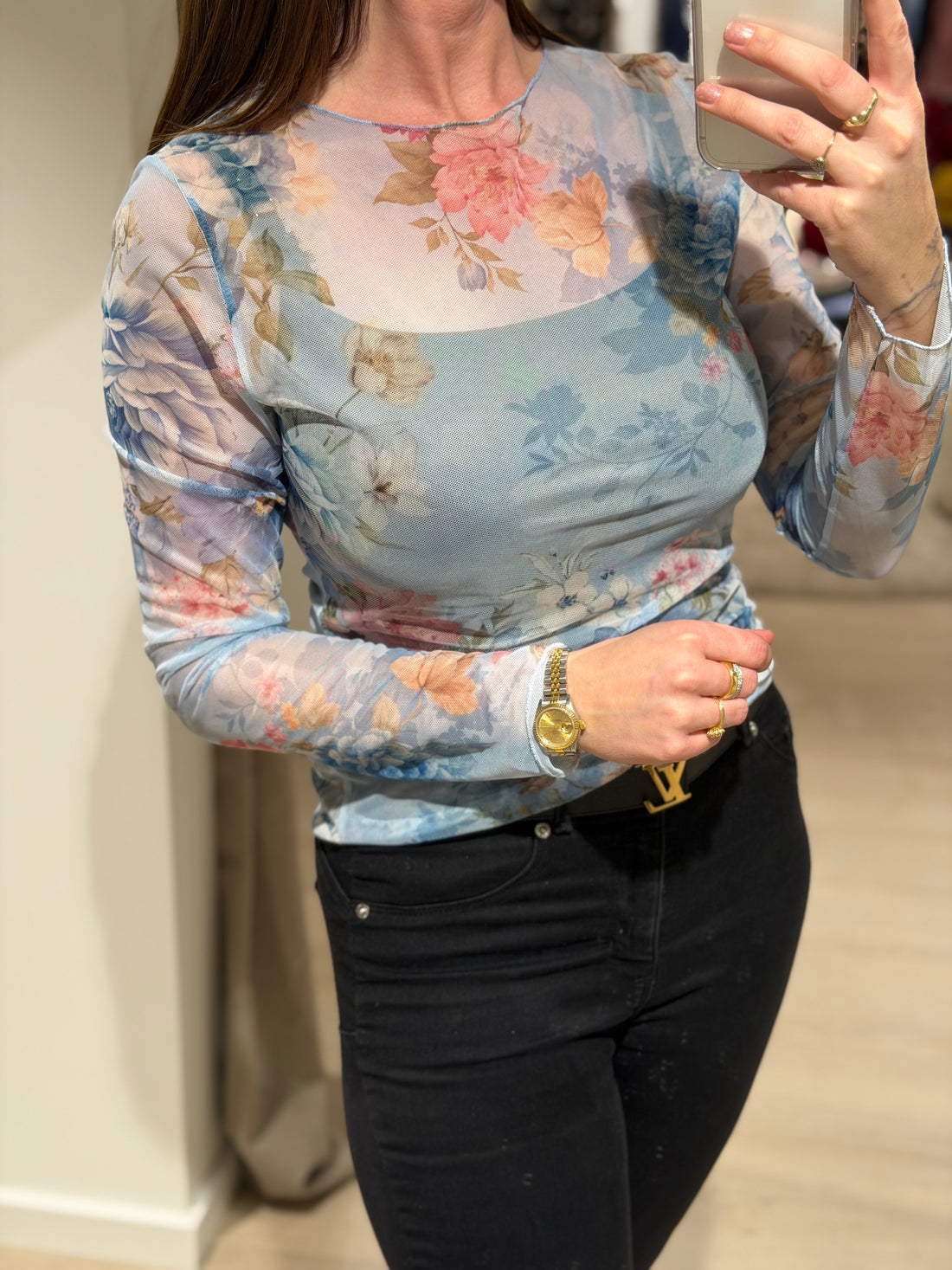 Vanting - Rose - Mesh Blå