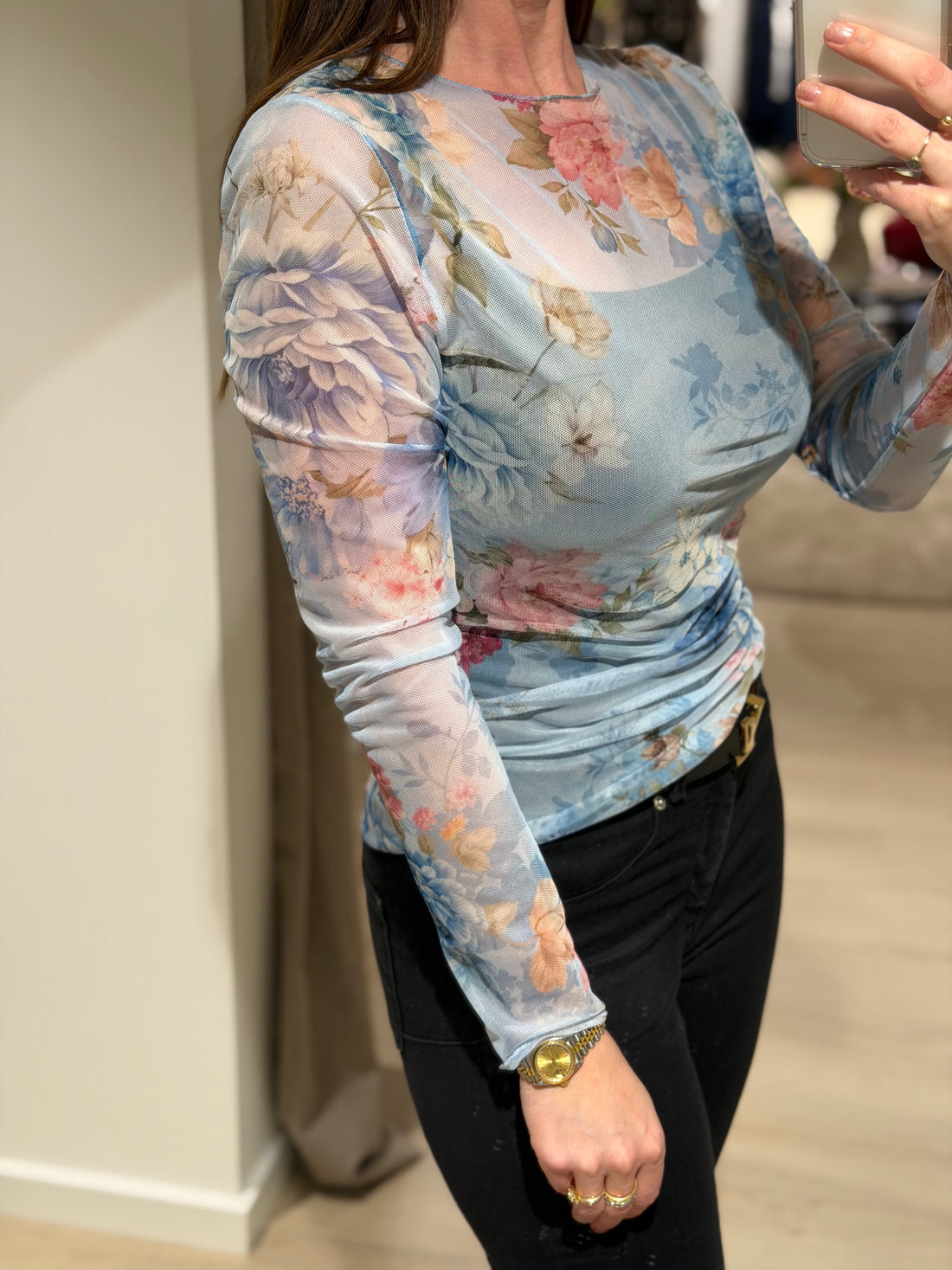 Vanting - Rose - Mesh Blå