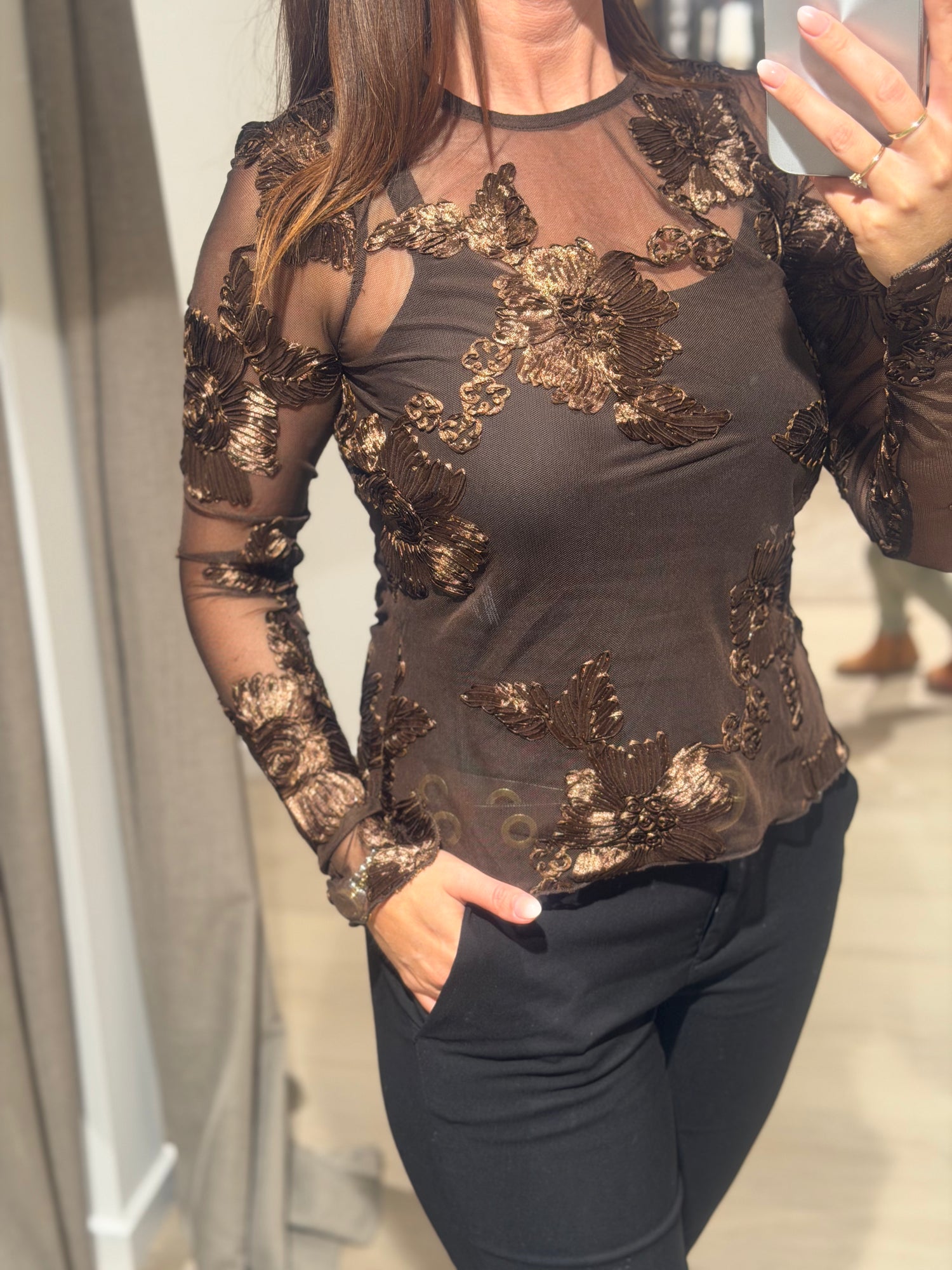 JDY - Casablanca - Top - Brun