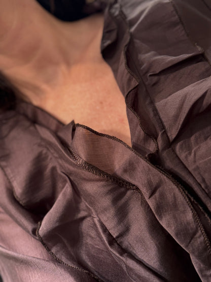 Marta - Skjorte - Chokoladebrun